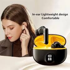Bluetooth 5.2 Wireless Stereo Earbuds – Black