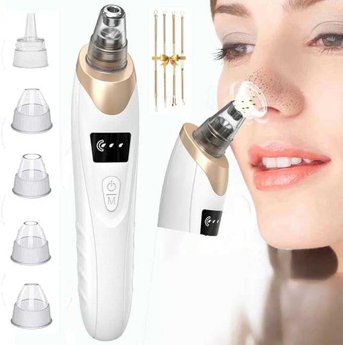 Blackhead Suction Remover with LED Display