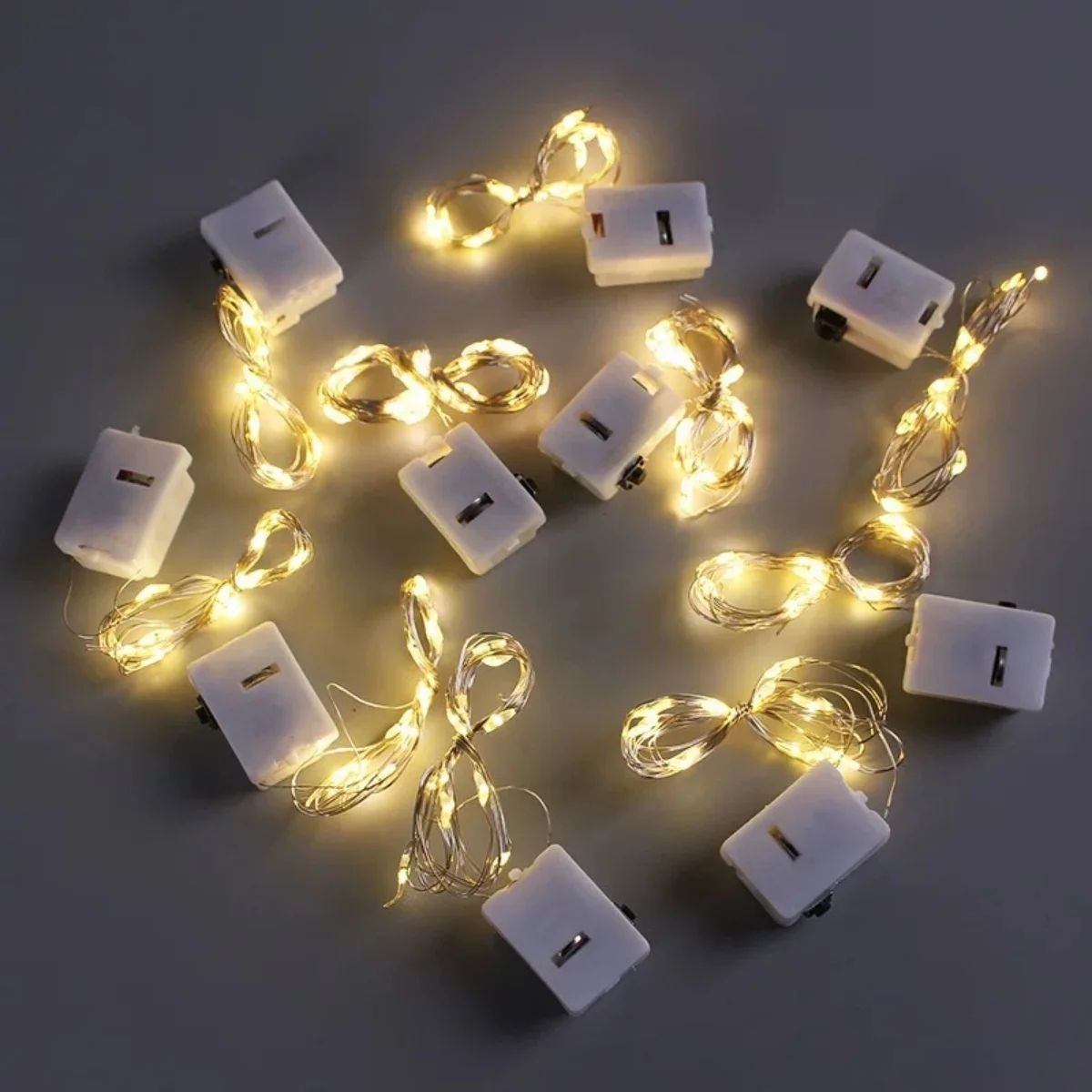 Mini Battery Operated LED Fairy Lights – Copper Wire Chili Mili Lights